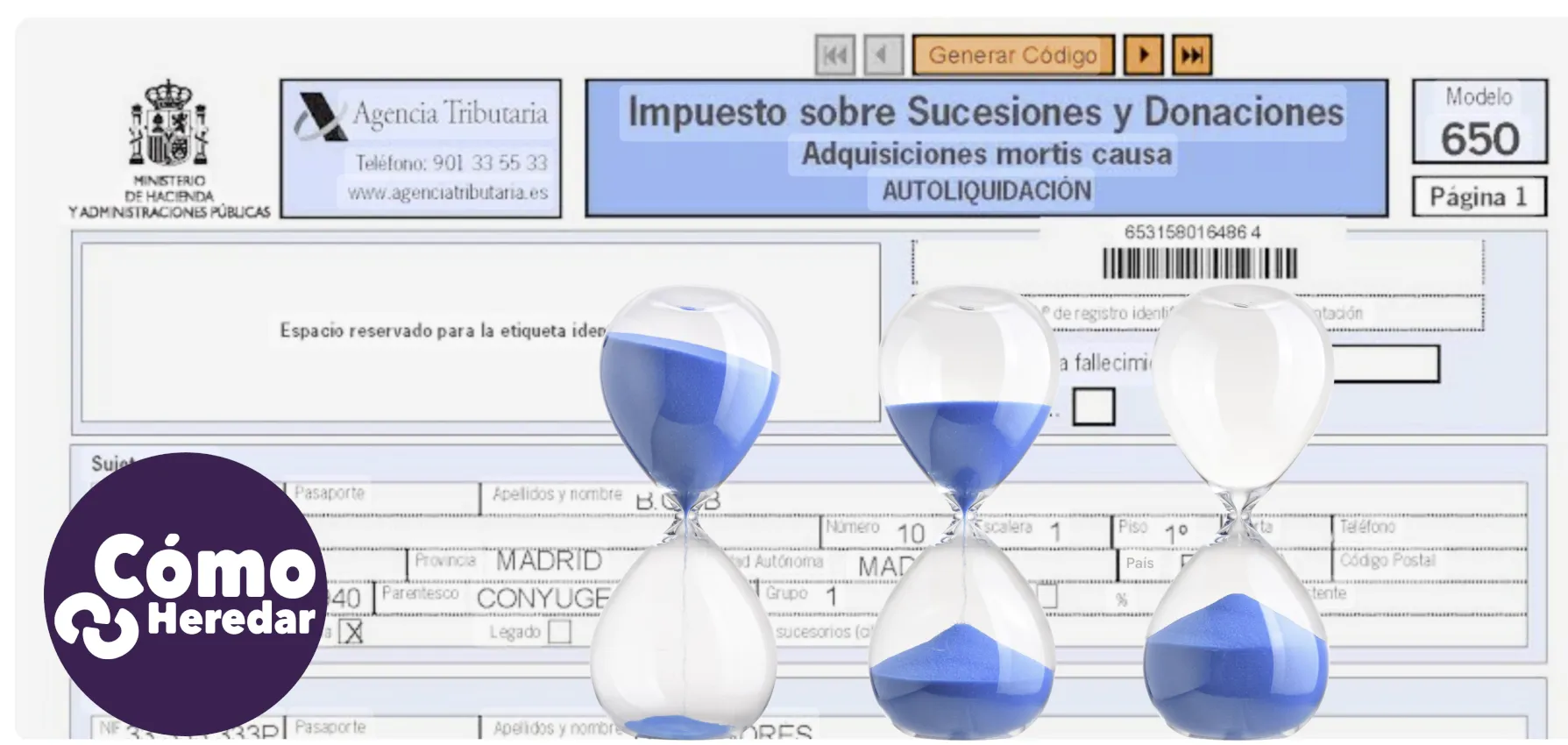 Plazo de impuesto de sucesiones